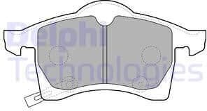 Brake Pad Set, disc brake LP1309