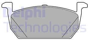 Brake Pad Set, disc brake LP3287