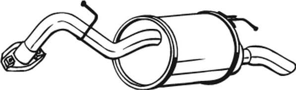 Rear Muffler 228-001