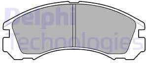 Brake Pad Set, disc brake LP871