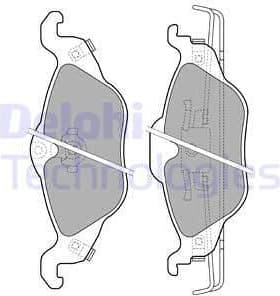 Brake Pad Set, disc brake LP1673