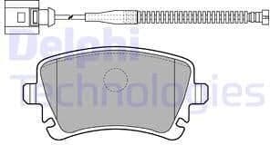 Brake Pad Set, disc brake LP1860