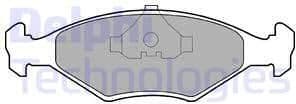 Brake Pad Set, disc brake LP677