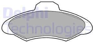 Brake Pad Set, disc brake LP673