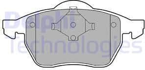 Brake Pad Set, disc brake LP978