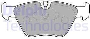 Brake Pad Set, disc brake LP1608