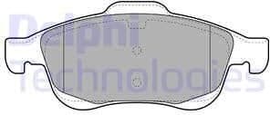 Brake Pad Set, disc brake LP2101