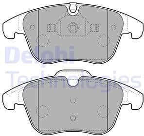 Brake Pad Set, disc brake LP2165