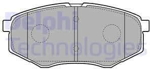 Brake Pad Set, disc brake LP2227