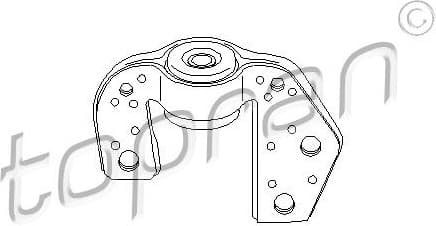Holder, control arm mounting 207 010