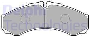 Brake Pad Set, disc brake LP1802