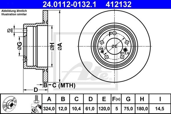 Brake Disc 24.0112-0132.1