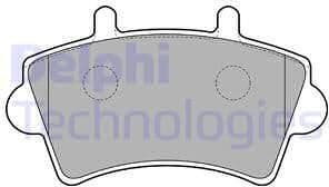 Brake Pad Set, disc brake LP1746