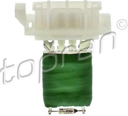 Resistor, interior blower 208 254
