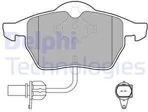 Brake Pad Set, disc brake LP1672