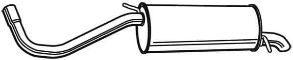 Rear Muffler 71100