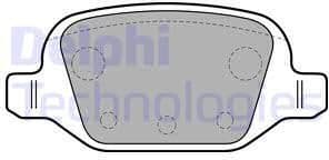 Brake Pad Set, disc brake LP1678