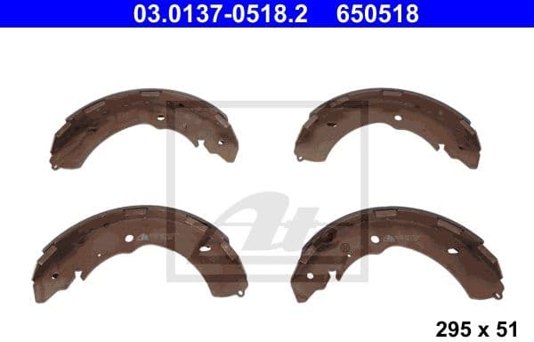 Brake Shoe Set 03.0137-0518.2 - image 2