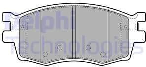 Brake Pad Set, disc brake LP1951