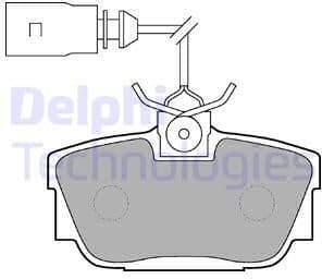 Brake Pad Set, disc brake LP1541