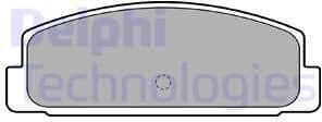 Brake Pad Set, disc brake LP1766