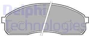 Brake Pad Set, disc brake LP1671