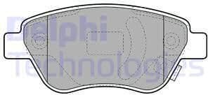 Brake Pad Set, disc brake LP1989