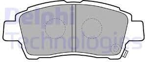 Brake Pad Set, disc brake LP1414