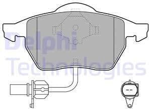 Brake Pad Set, disc brake LP1706