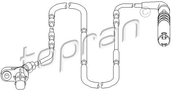 Sensor, wheel speed 501 237