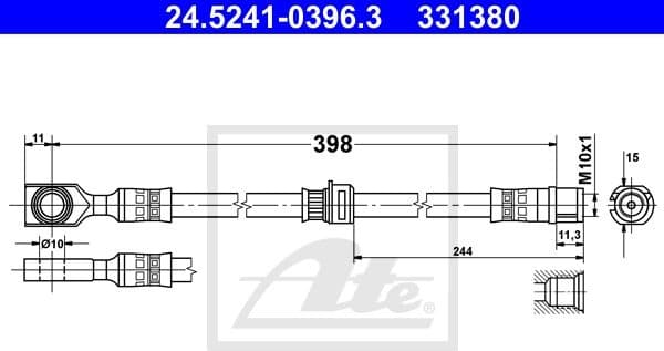 Brake Hose 24.5241-0396.3