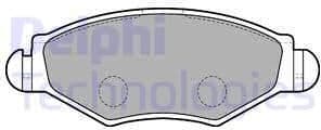 Brake Pad Set, disc brake LP1699