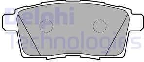 Brake Pad Set, disc brake LP2052