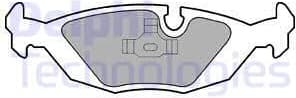 Brake Pad Set, disc brake LP576