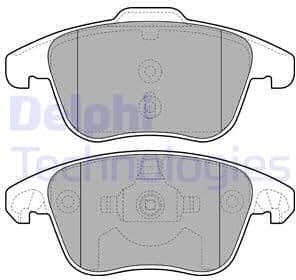 Brake Pad Set, disc brake LP2100