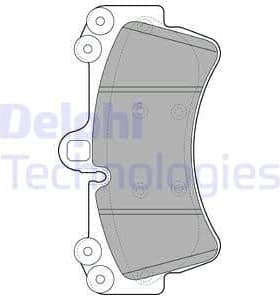Brake Pad Set, disc brake LP1997