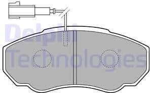Brake Pad Set, disc brake LP1750