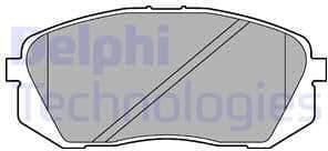 Brake Pad Set, disc brake LP2294