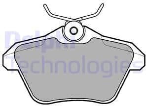 Brake Pad Set, disc brake LP1018
