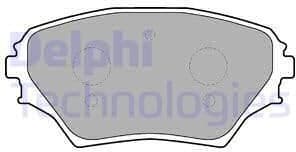 Brake Pad Set, disc brake LP1632