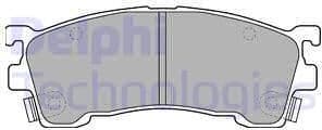 Brake Pad Set, disc brake LP1518