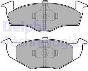 Brake Pad Set, disc brake LP1591