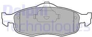 Brake Pad Set, disc brake LP782