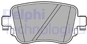 Brake Pad Set, disc brake LP2709