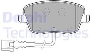 Brake Pad Set, disc brake LP1754