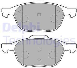Brake Pad Set, disc brake LP1869