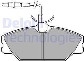 Brake Pad Set, disc brake LP788