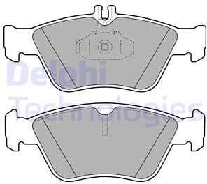 Brake Pad Set, disc brake LP1588