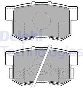 Brake Pad Set, disc brake LP1972
