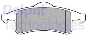Brake Pad Set, disc brake LP1558